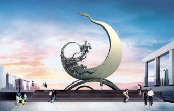 十堰鄖西區七夕文化廣場(chǎng)雕塑