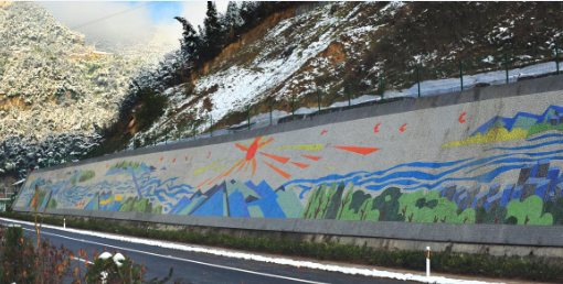 三峽翻壩高速公路《山水長(cháng)卷》